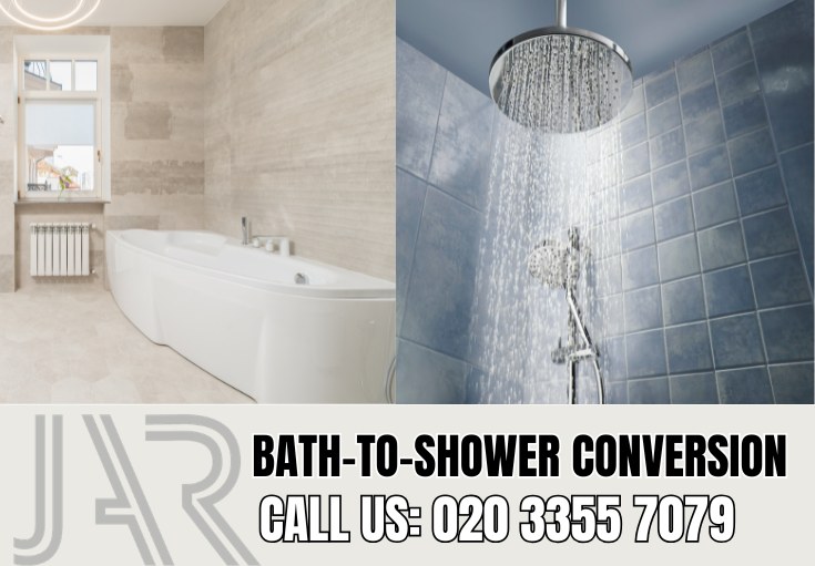 Bath to Shower Conversion by Nottinghill Bathroom Fitters
